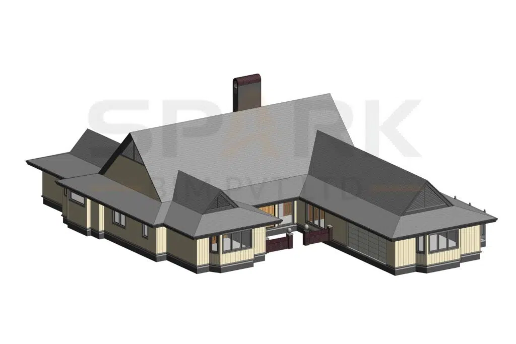 Revit Architecture 3D BIM Model – Residential Building Birmingham